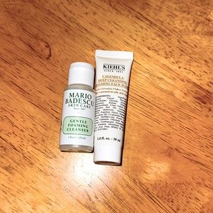 Mario Badescu gentle foaming cleanser & Kiehl’s calendula deep foaming face wash